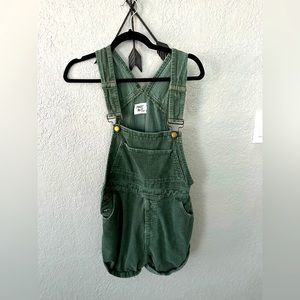 Princess Polly Green Overalls short